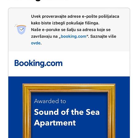 Sound Of The Sea Apartment Sveti Stefan Eksteriør billede